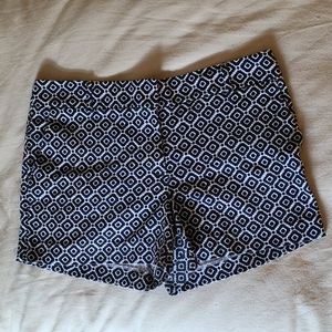 Loft Riviera Short Size 12 Navy Pattern